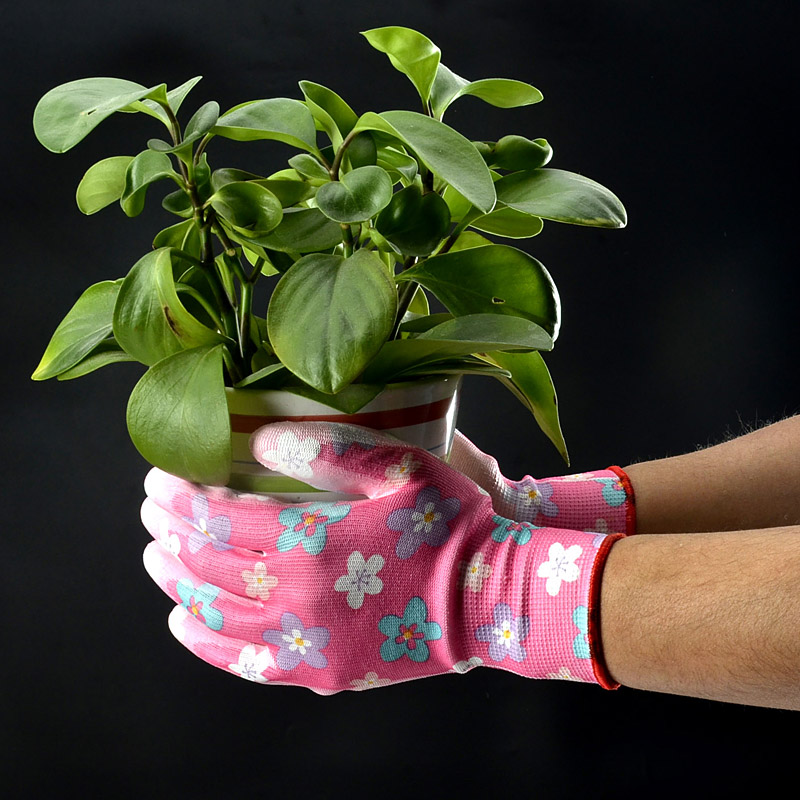 Guanti da lavoro da giardino rivestiti in PU FL-PU2001EF2