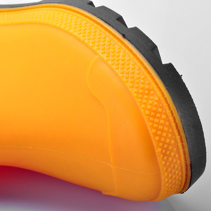 Stivali di gomma in PVC W-6036 gialli
