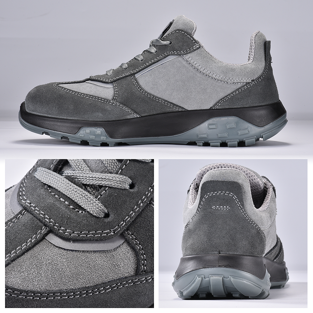Scarpe antinfortunistiche traspiranti L-7508 Grigio antilope