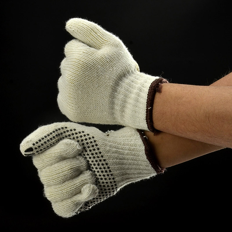 Guanti da lavoro di sicurezza con punti in PVC FL-7259