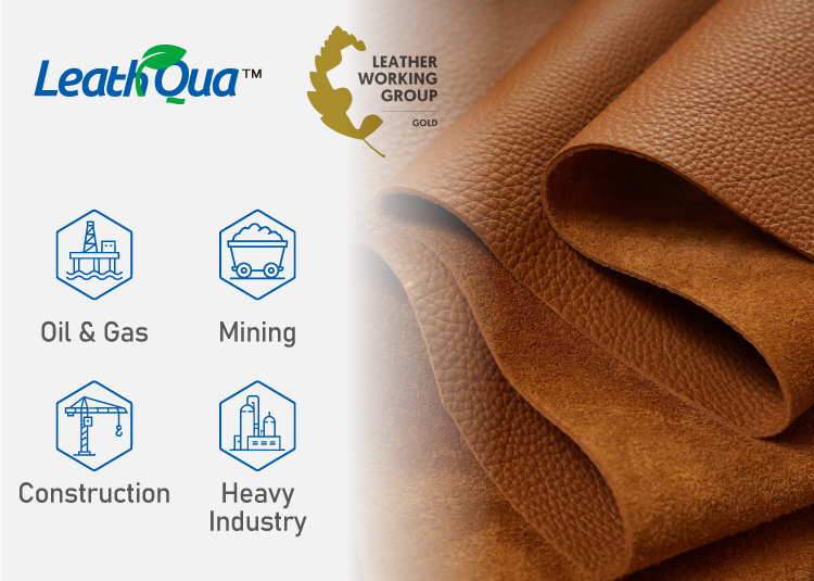 Tecnologia della pelle premium LeathQua™ per calzature di sicurezza